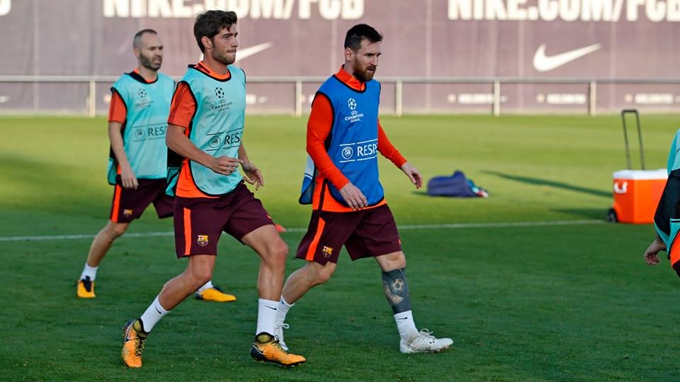 Barcelona nghiem tuc luyen tap cho don Olympiacos anh 3