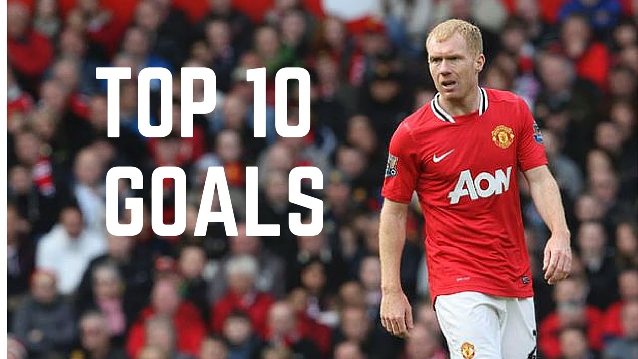 10 ban thang an tuong cua Paul Scholes trong mau ao Man Utd hinh anh