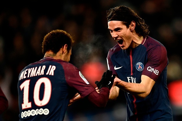 Highlights Neymar cung Cavani ghi ban giup PSG giu vung ngoi dau bang hinh anh