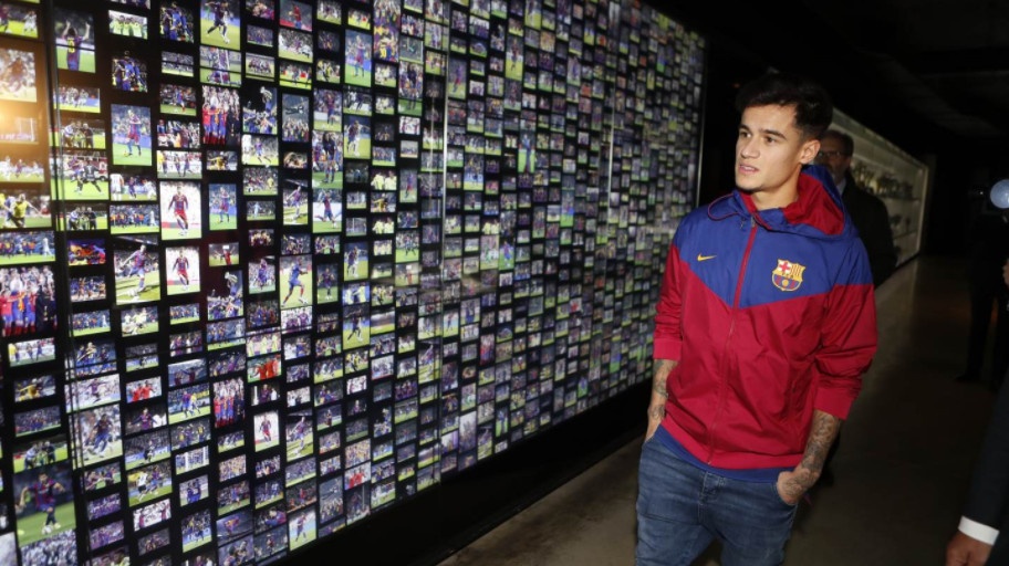 Coutinho rang ro ra mat Barcelona anh 7