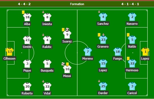 Messi,  Suarez ghi ban giup Barcelona tien vao ban ket cup Nha Vua anh 13