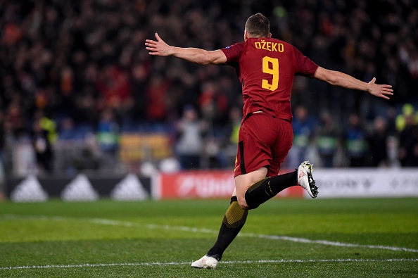 Dzeko lap cong dua AS Roma vao tu ket Champions League hinh anh