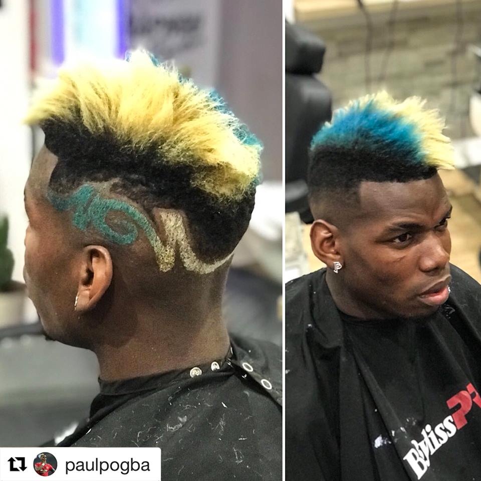 Pogba khoe kieu toc moi trong ngay hoi quan cung doi tuyen Phap anh 3