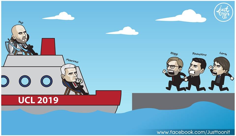 Hi hoa Guardiola - Mourinho: Doi ban cung tien hinh anh