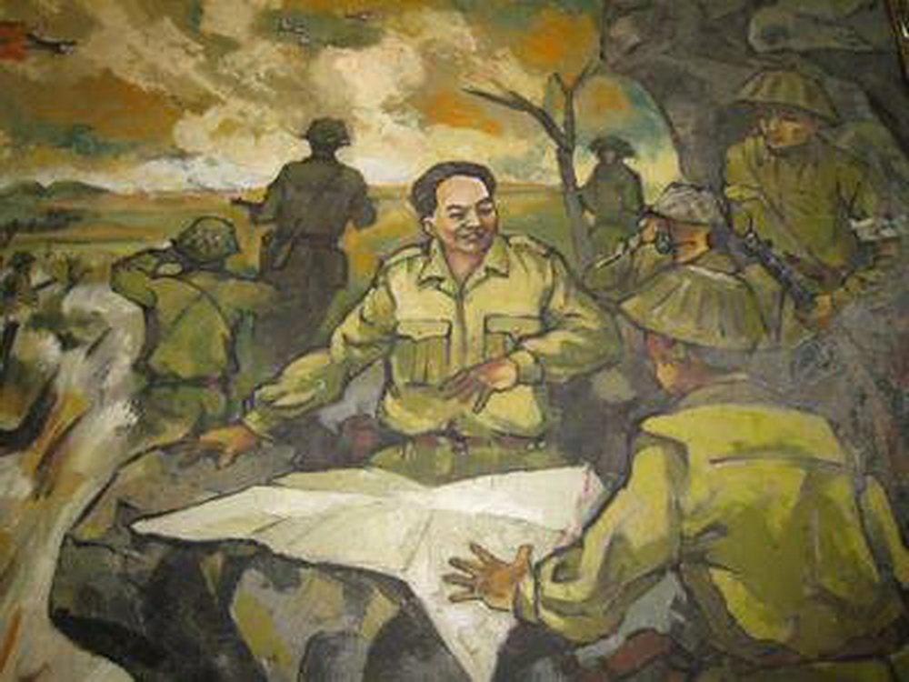 Nhung buc tranh ve Dai tuong Vo Nguyen Giap hinh anh