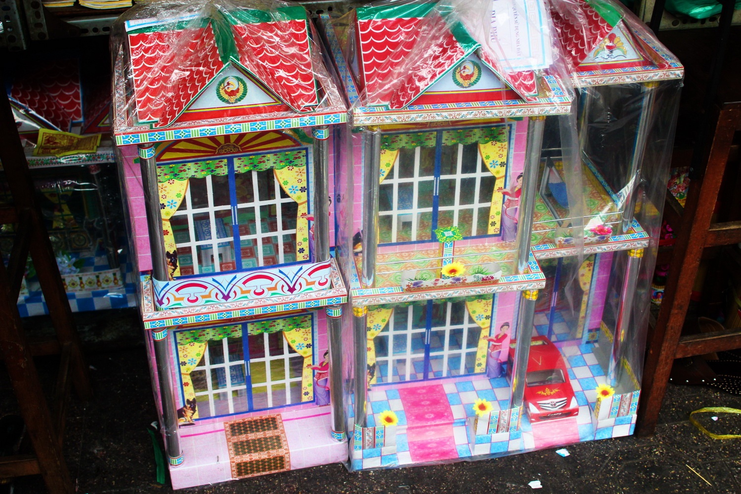 Biet thu co be boi, sieu xe, giai nhan cho nguoi am don Tet hinh anh