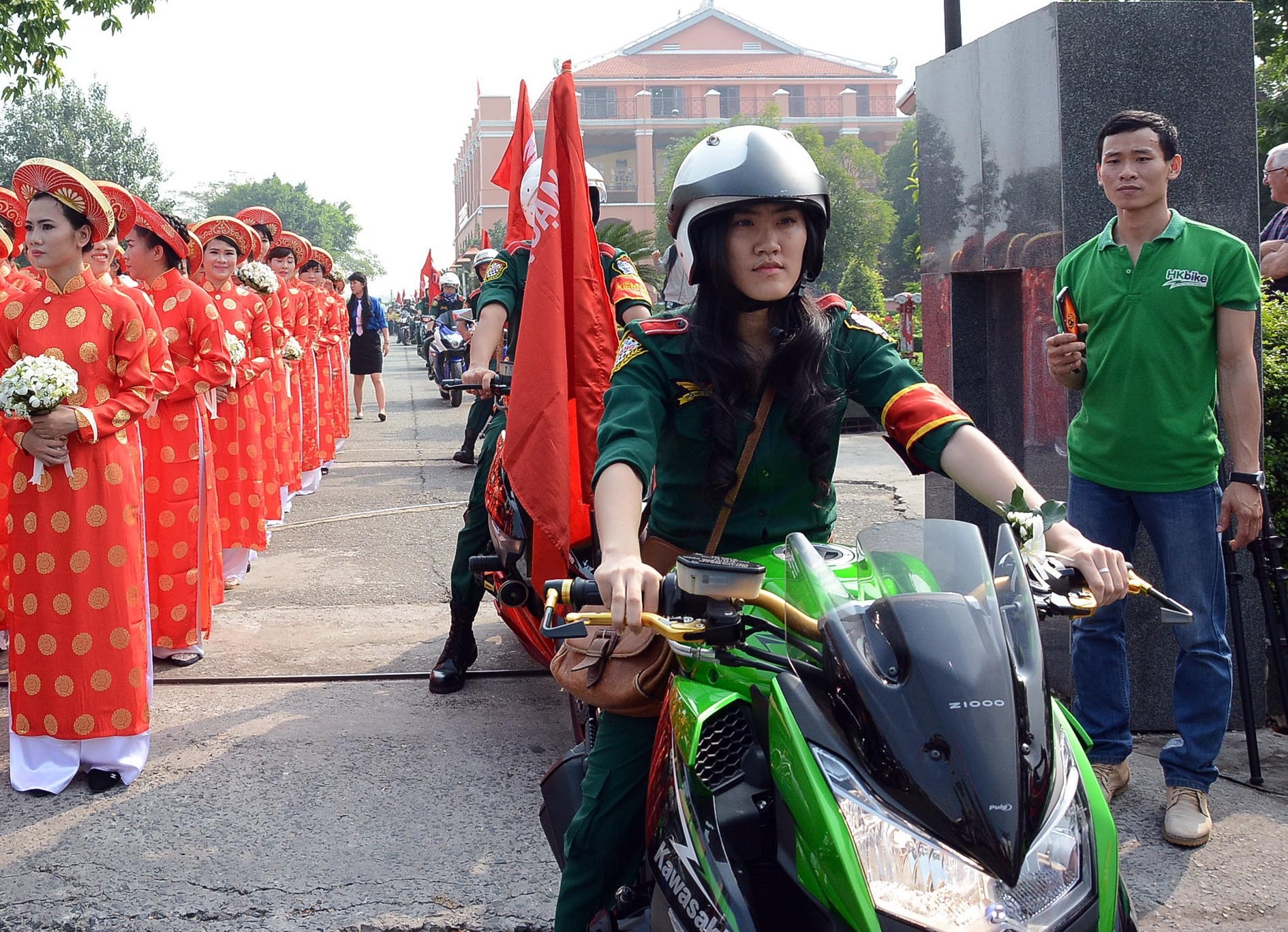 Có niềm đam mê từ nhỏ nhưng cô mới bắt đầu chơi mô tô cách đây khoảng 3 năm. 