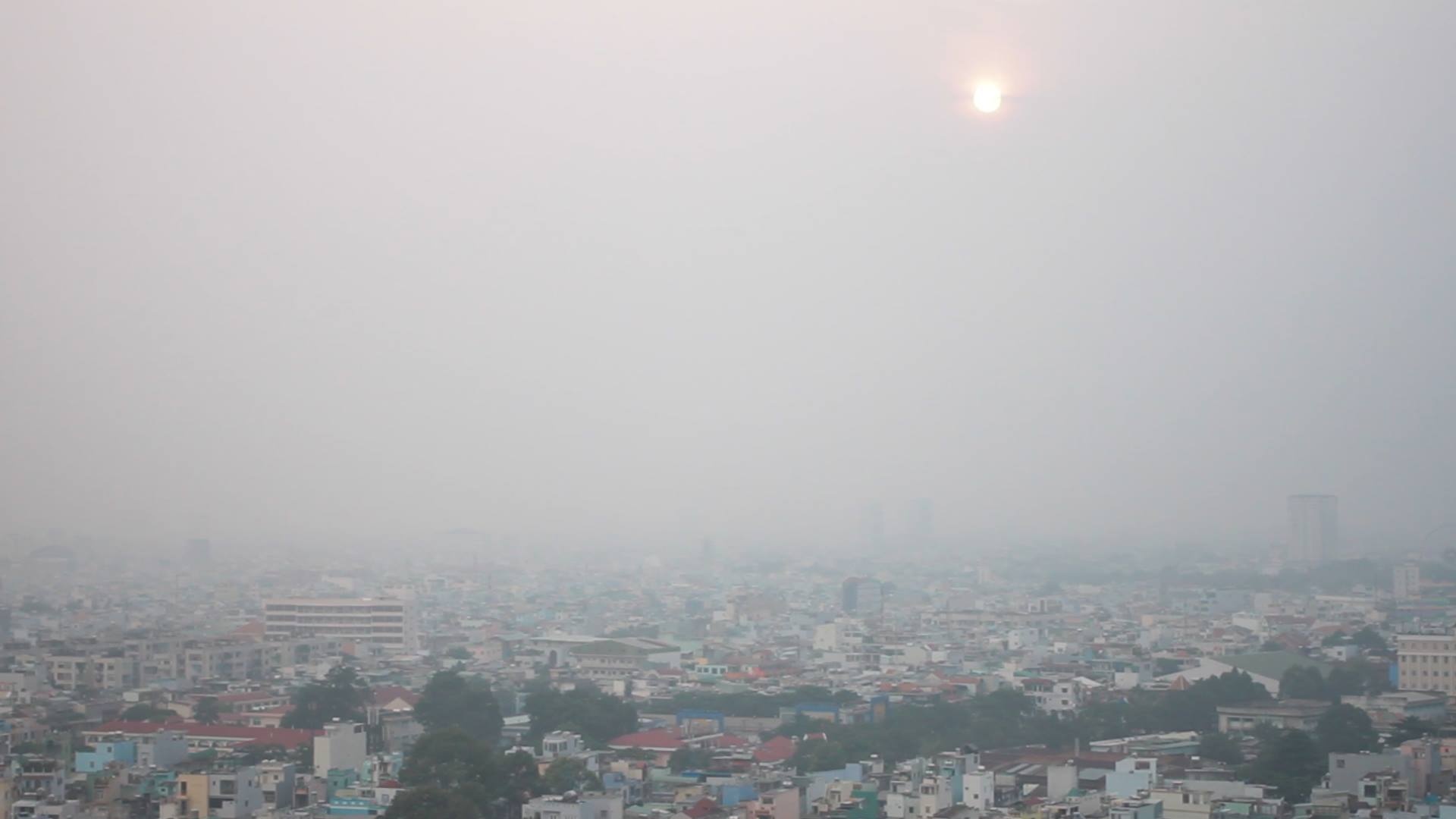 Suong mu kin dac duong pho Sai Gon hinh anh