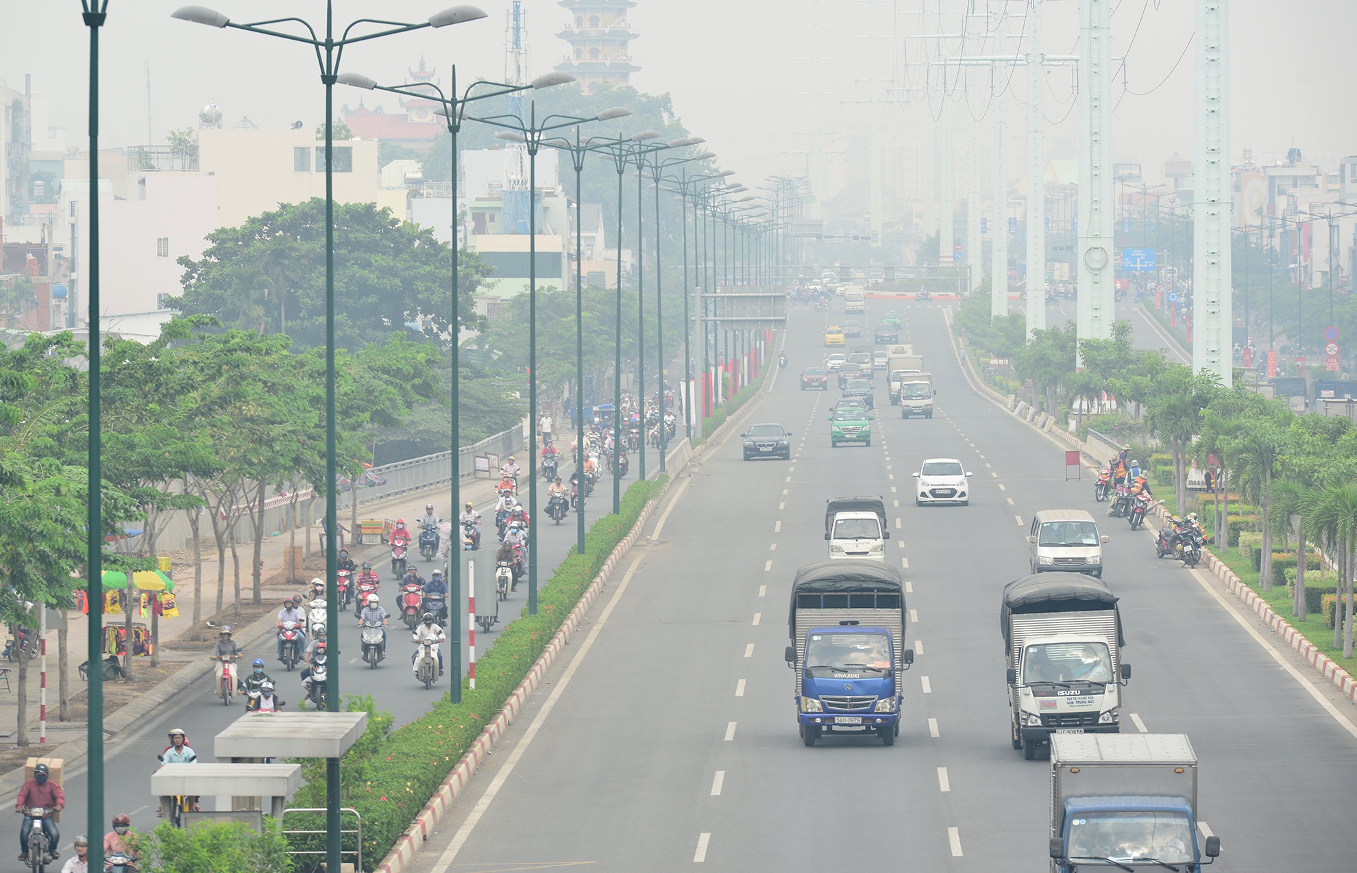 Sai Gon chim trong suong mu anh 3