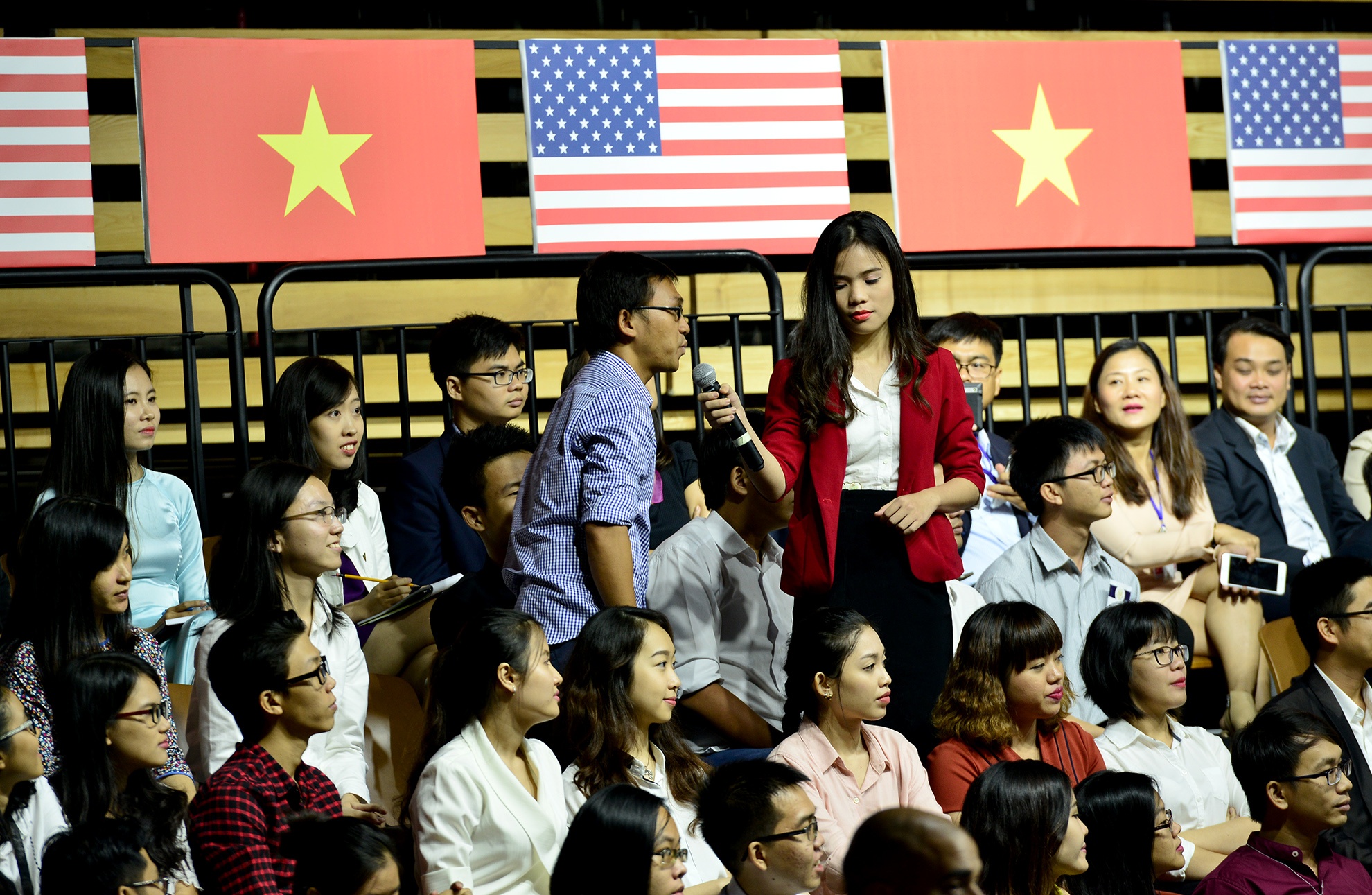 TT Obama gap gioi tre TP HCM anh 13