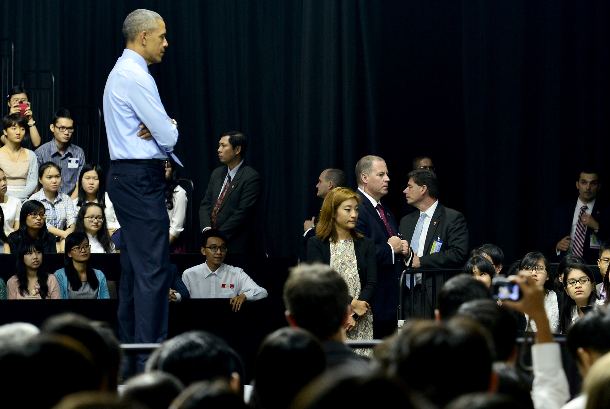 doi can ve bao ve TT Obama tham Sai Gon anh 14