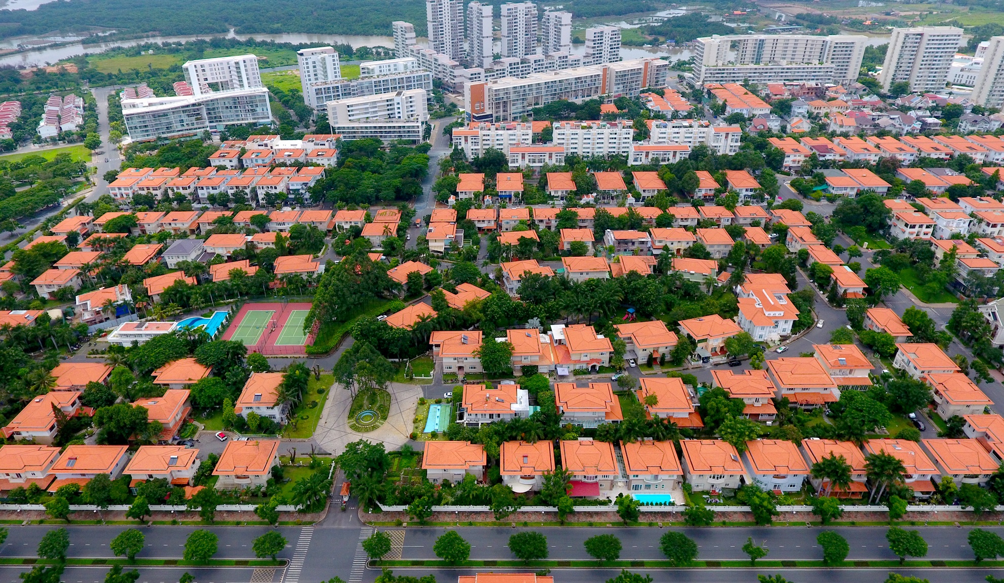 Khu do thi Phu My Hung kho so vi bai rac Da Phuoc anh 5