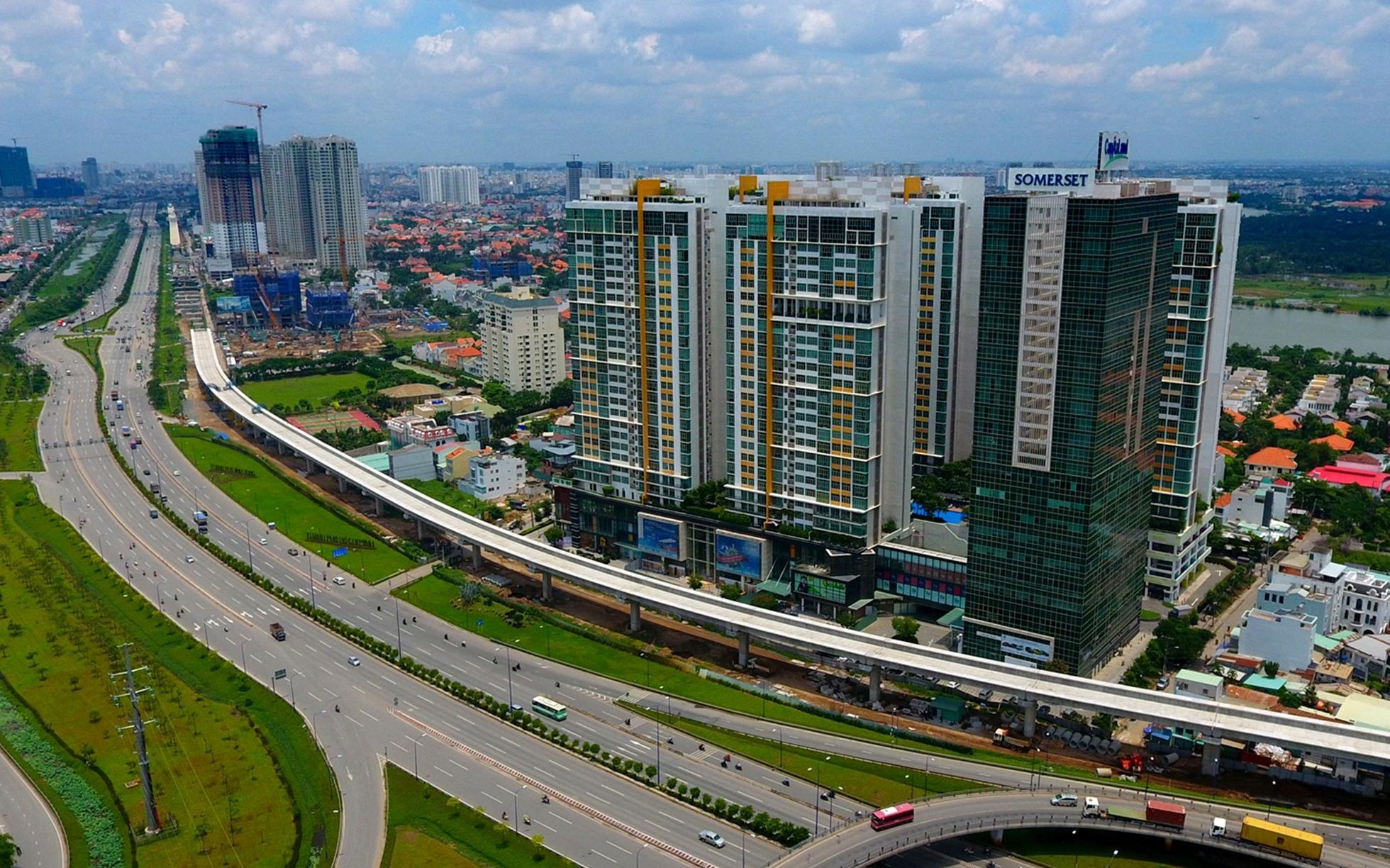 Toan canh du an metro tien do nhanh cua Sai Gon hinh anh