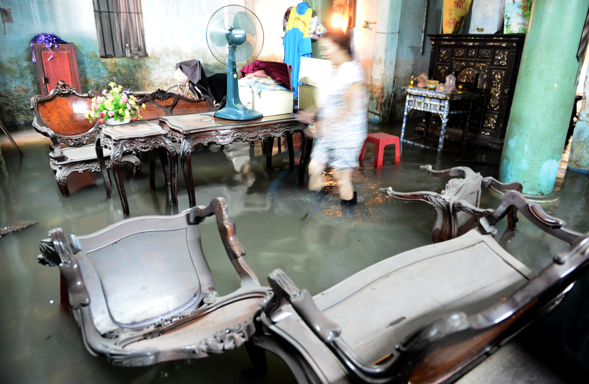 nuoc ngap o Sai Gon anh 10