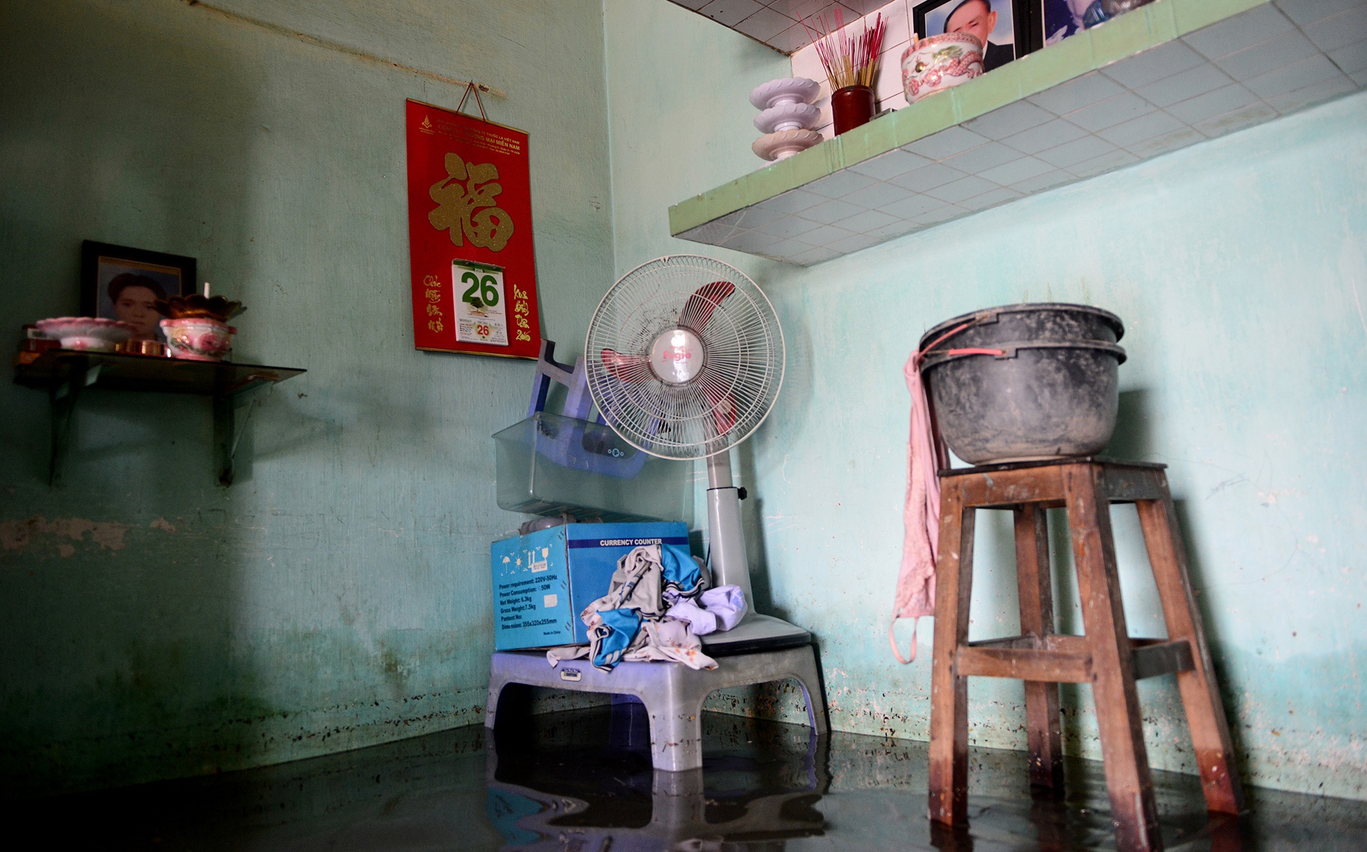 nuoc ngap o Sai Gon anh 1