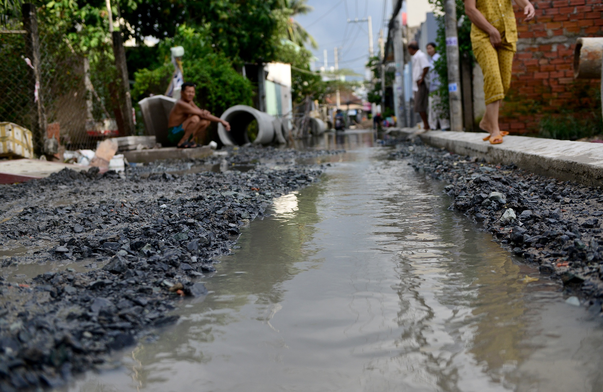 mua ngap bien hem thanh ao o Sai Gon anh 3