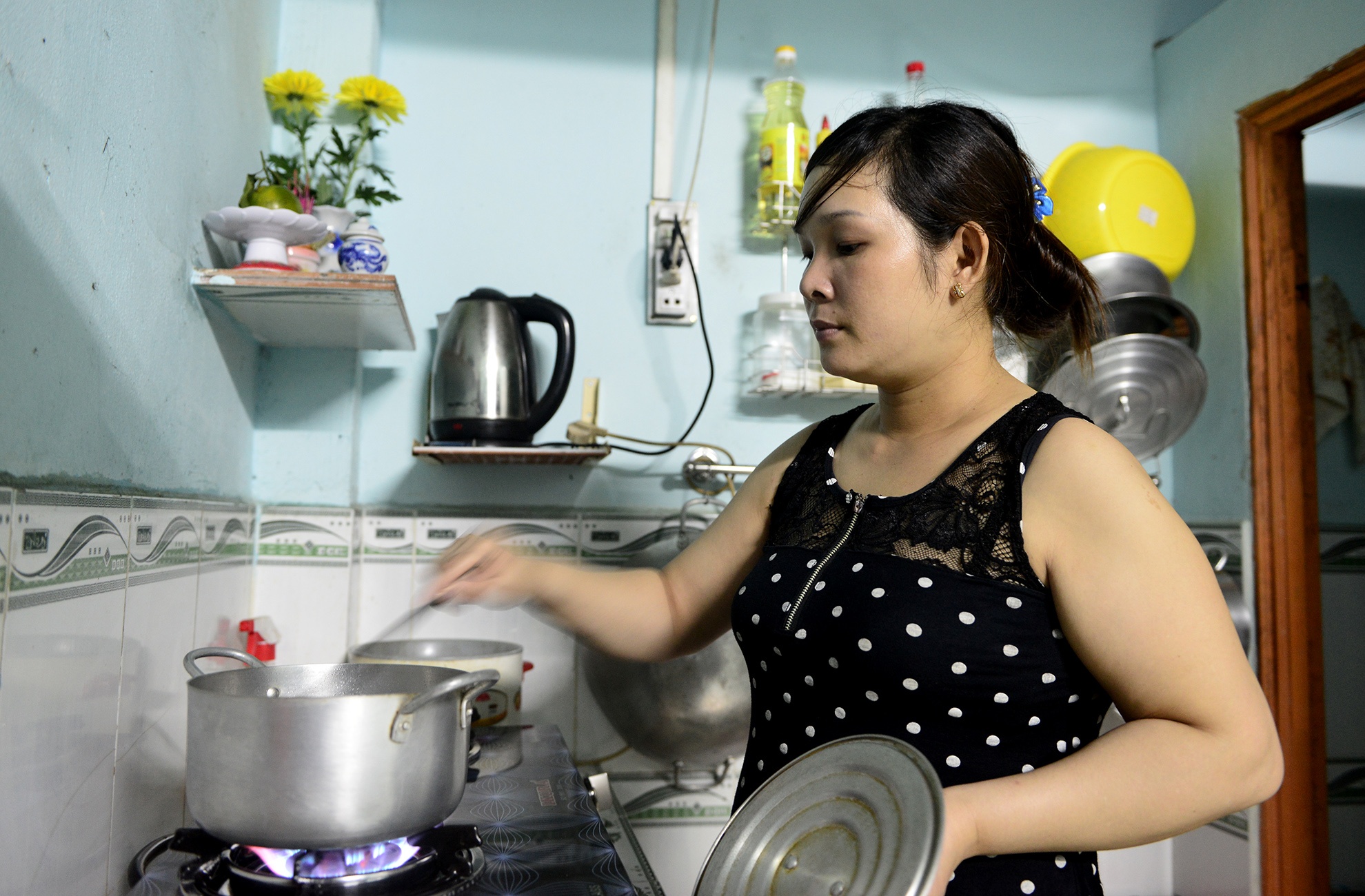 hiep sy giao thong giai cuu ket xe o Sai Gon anh 15