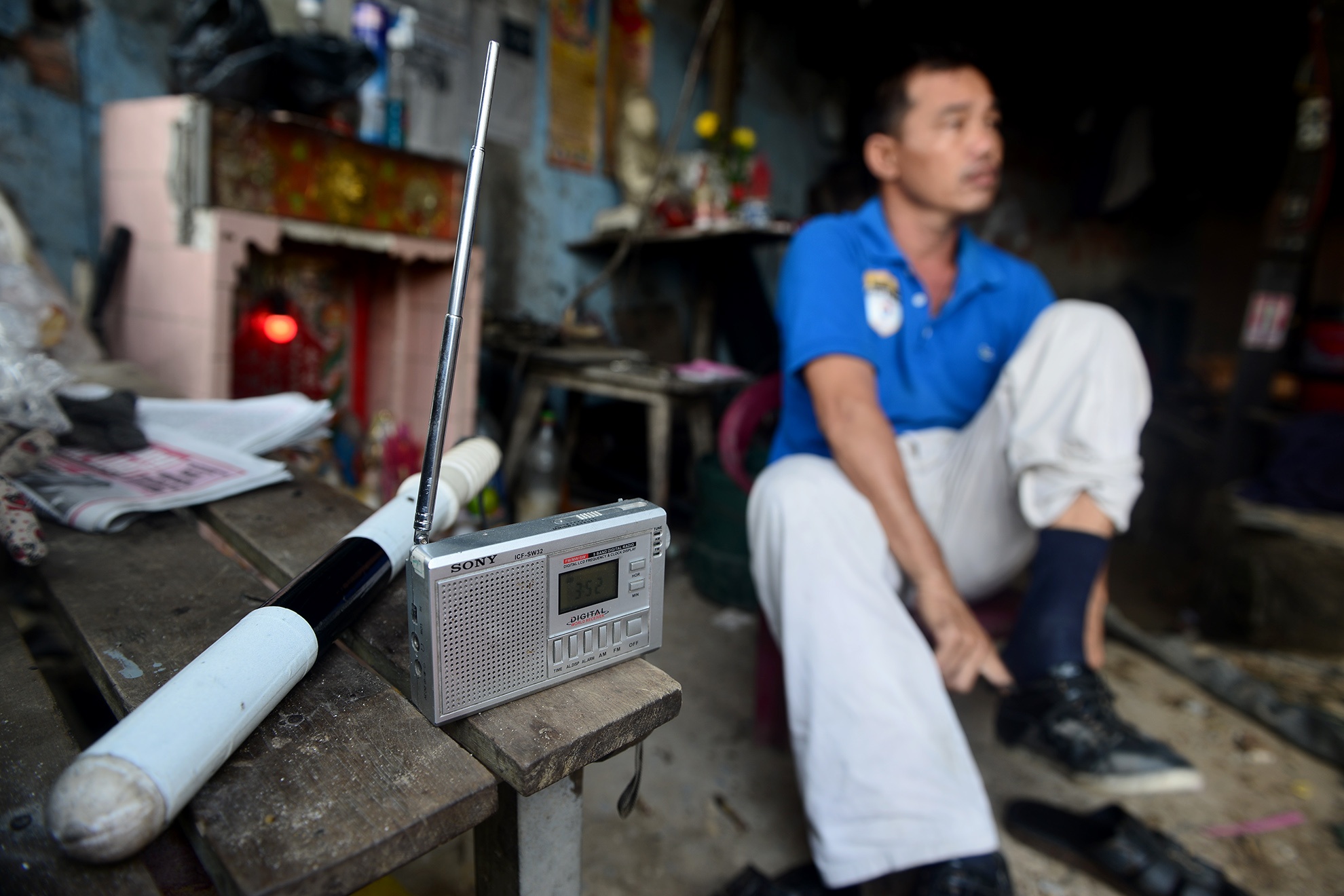 hiep sy giao thong giai cuu ket xe o Sai Gon anh 3