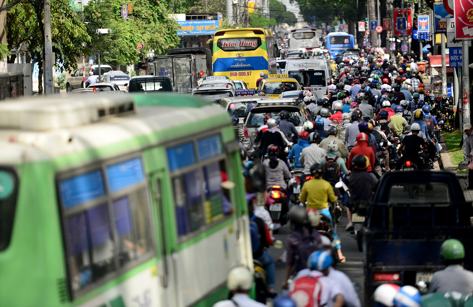 ket xe ngay cuoi nam o Sai Gon anh 3