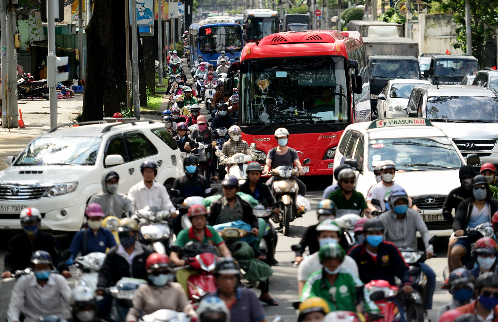 ket xe ngay cuoi nam o Sai Gon anh 4