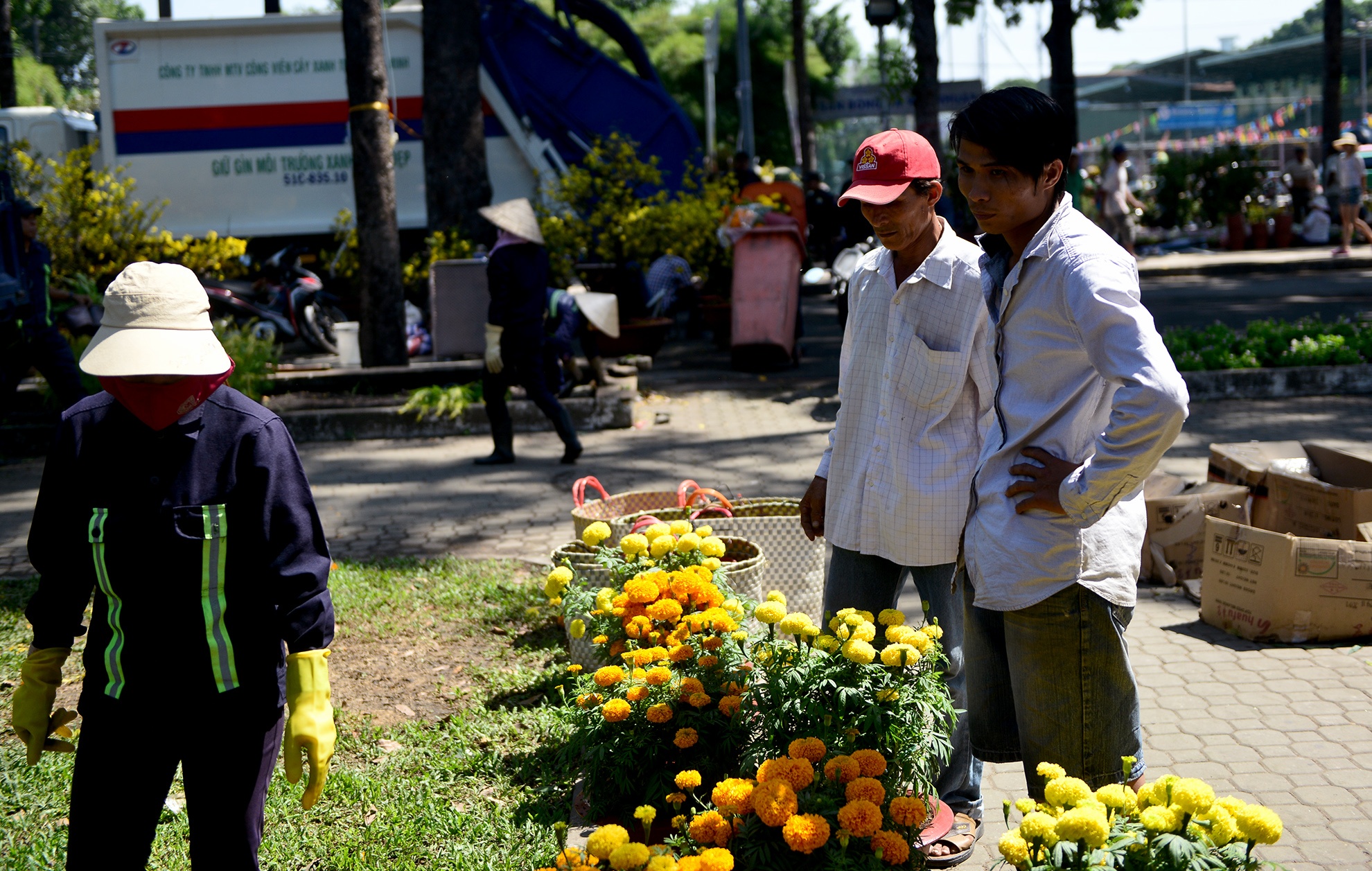 hoa Tet bi vut bo o Sai Gon anh 17