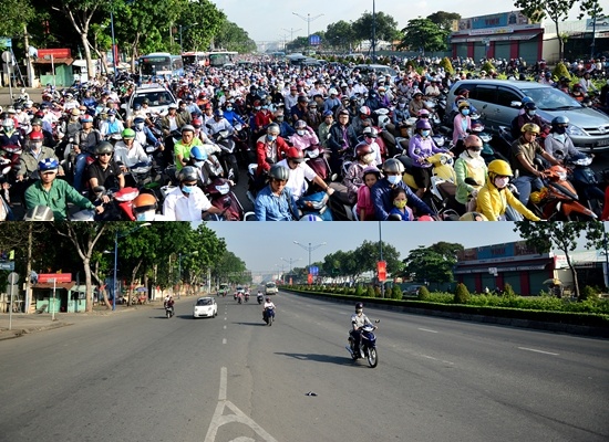 Hinh anh khac biet cua Sai Gon giua ngay thuong va Tet hinh anh