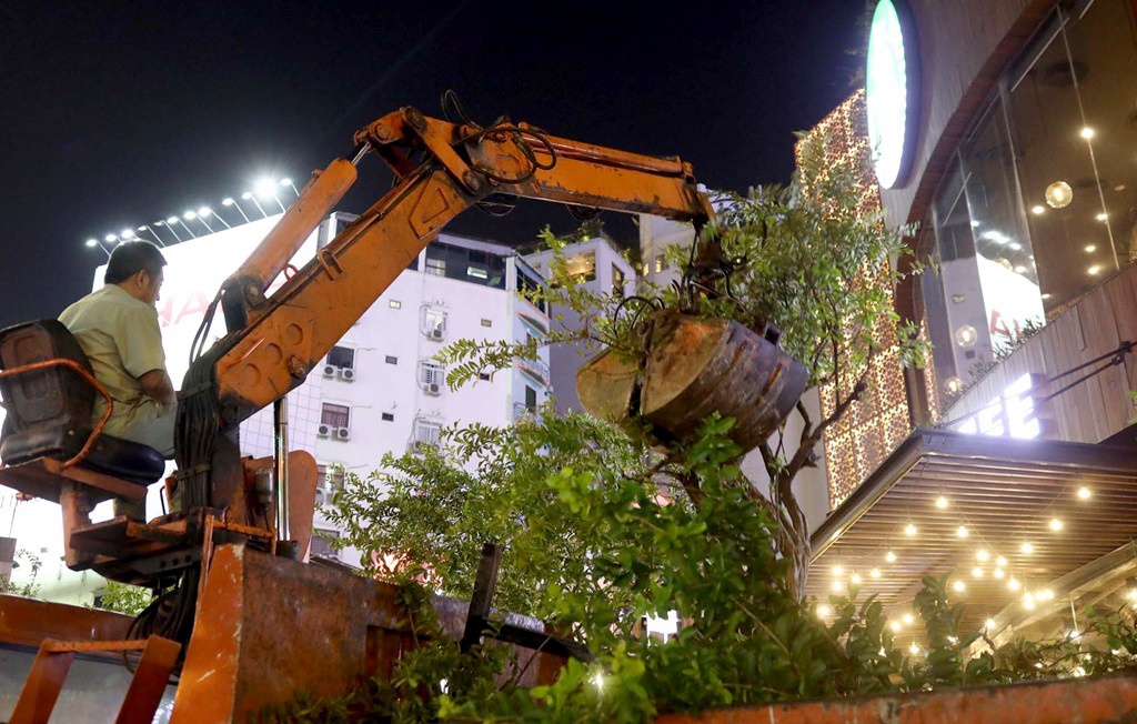 Mat tien quan ca phe tay tan hoang khi bi thao do anh 1