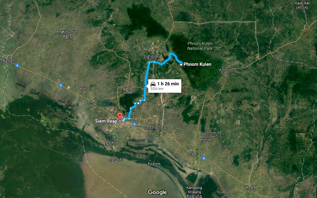 Nui thieng Kulen o Campuchia anh 1