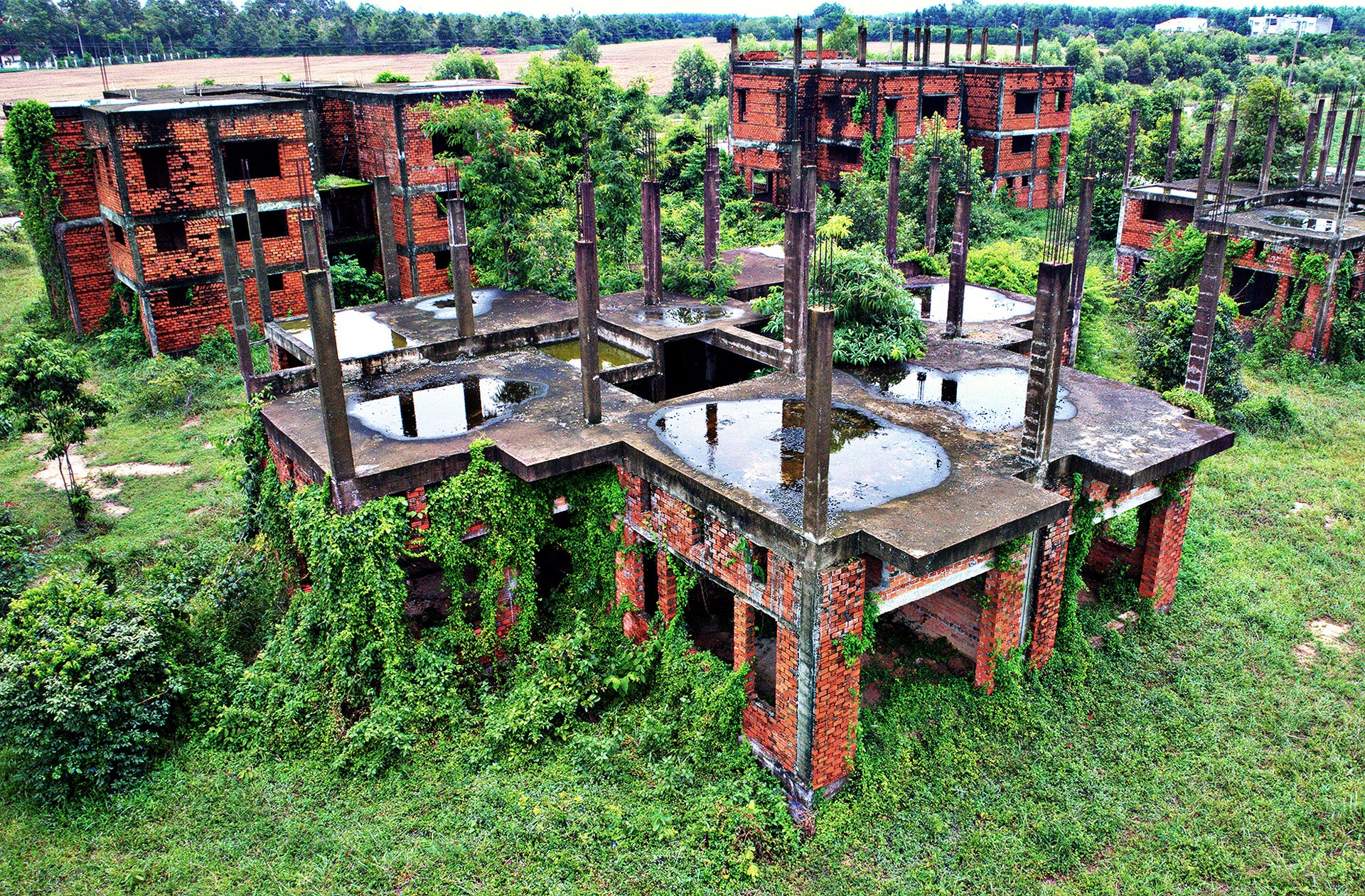 Biet thu, nha pho 'bi bo quen' o do thi cach Sai Gon 20 km hinh anh