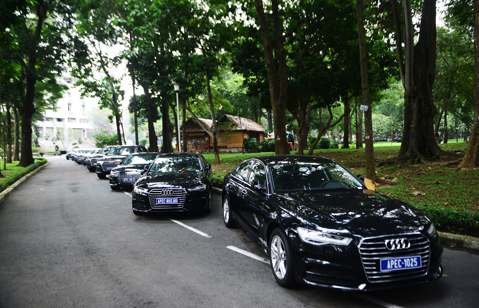 Can canh dan xe audi phuc vu APEC anh 2