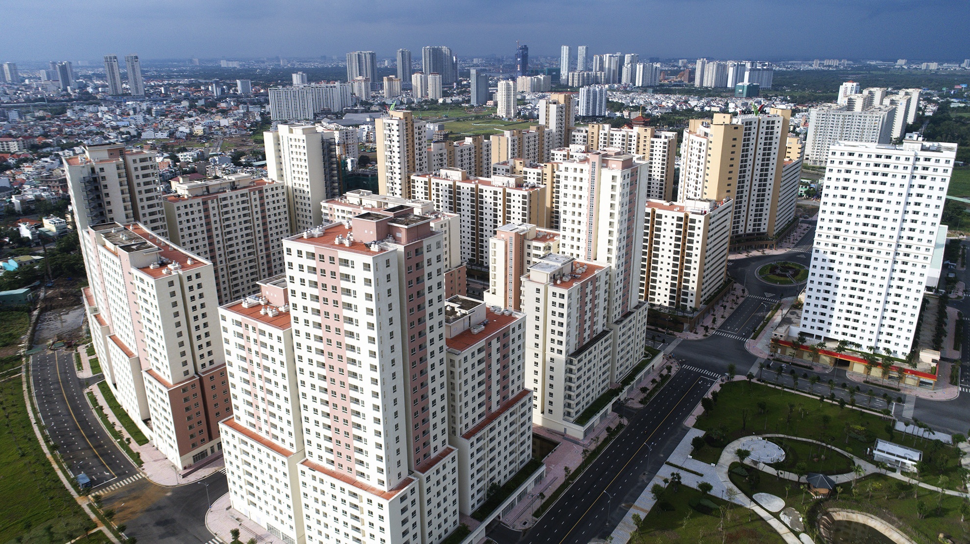 Toan canh khu tai dinh cu lon nhat TP.HCM anh 3