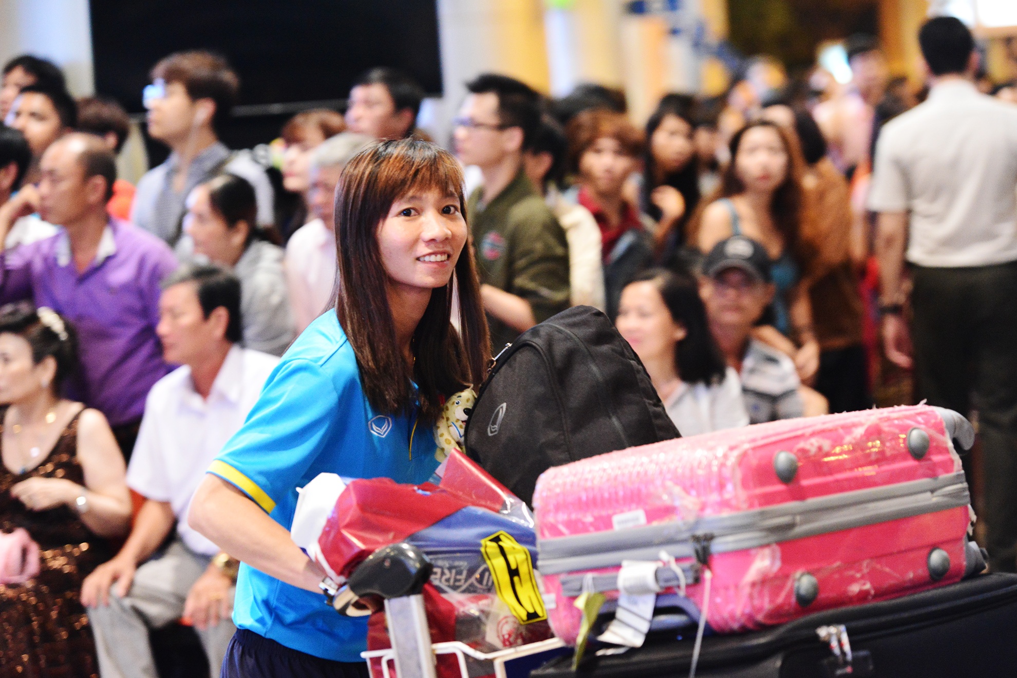 doi tuyen nu Viet Nam duoc chao don nong nhiet anh 4