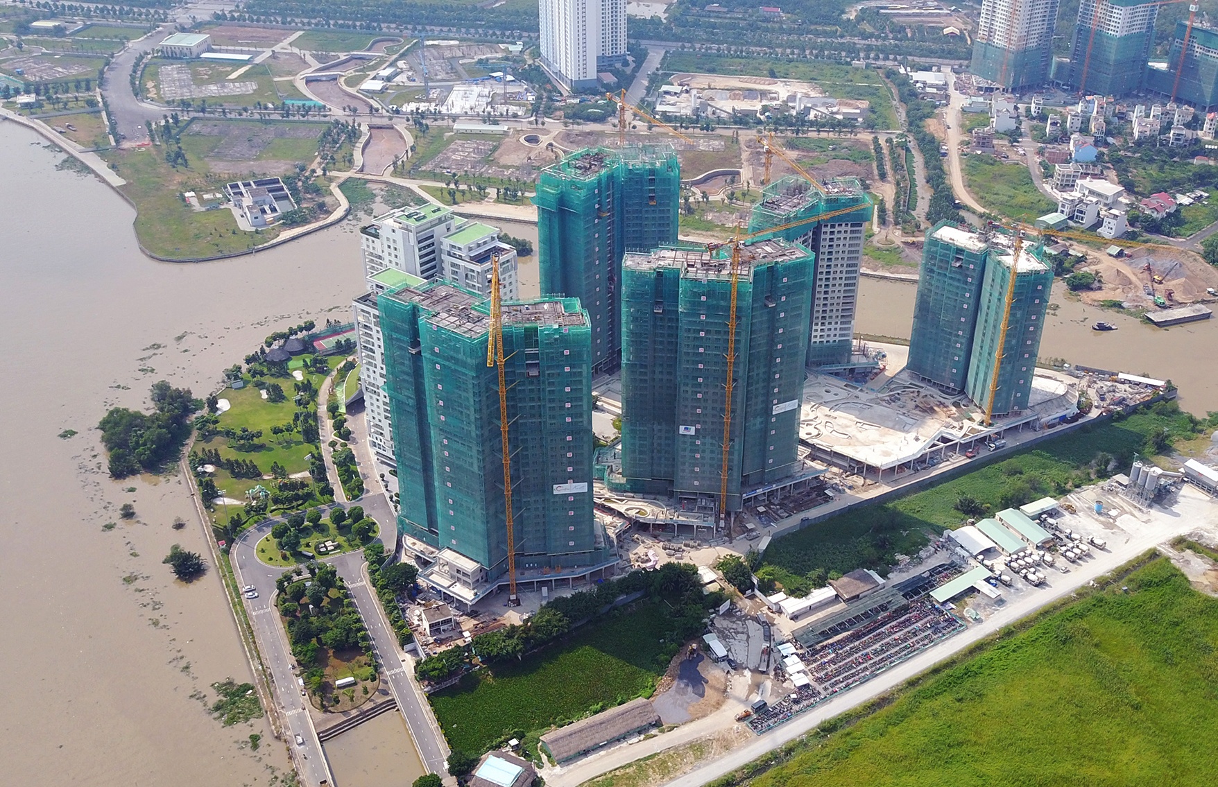 Toan canh dao Kim Cuong, noi cac du an se huong loi tu cay cau 500 ty hinh anh