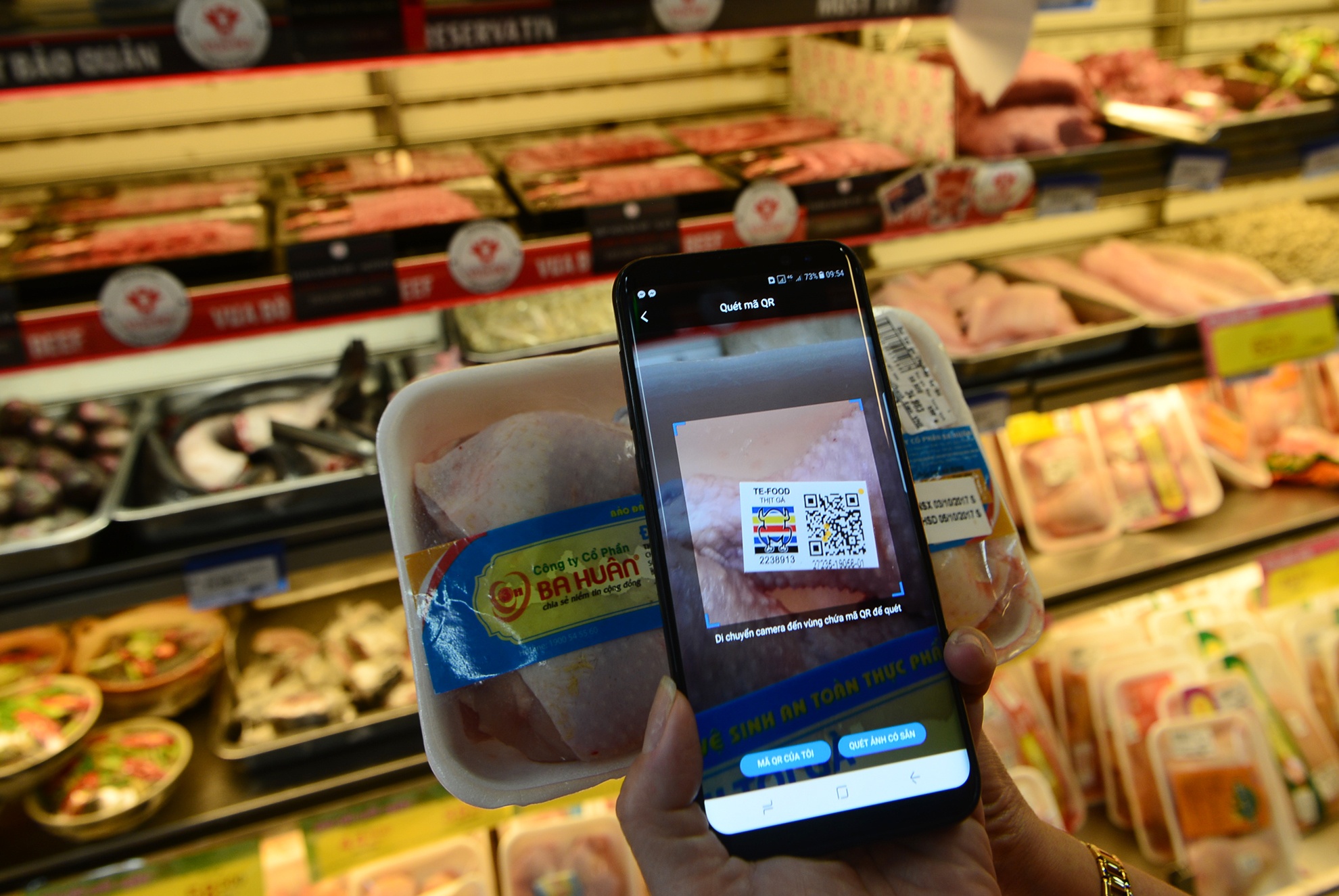 Truy xuat nguon goc trung,  thit gia cam bang dien anh 2