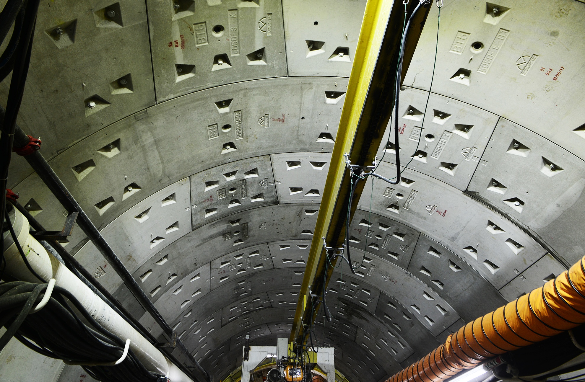 Ben trong duong ham metro o Sai Gon anh 10