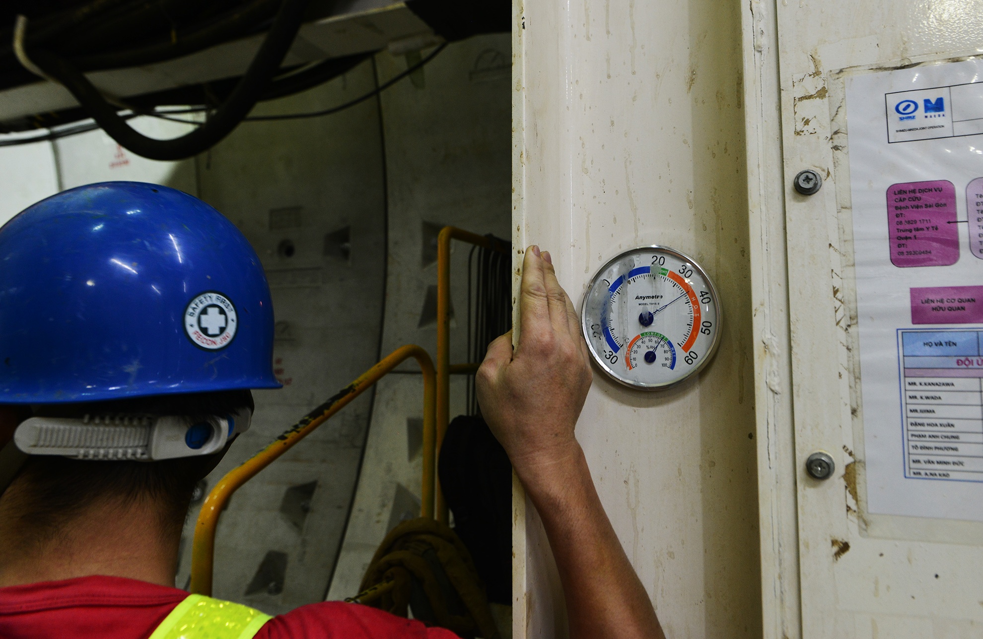 Ben trong duong ham metro o Sai Gon anh 16