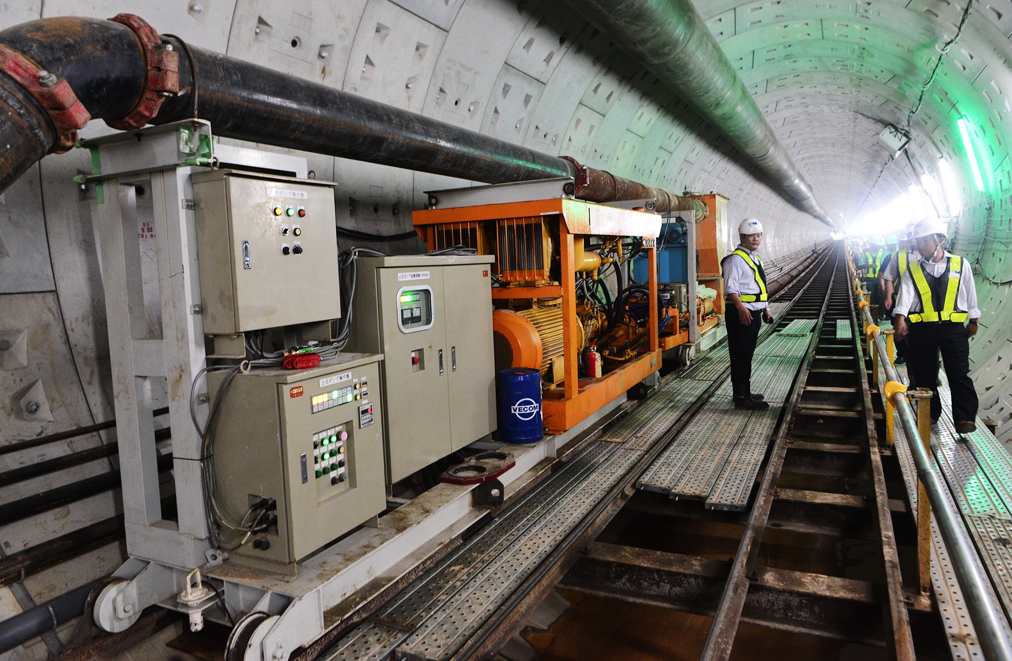 Ben trong duong ham metro o Sai Gon anh 13