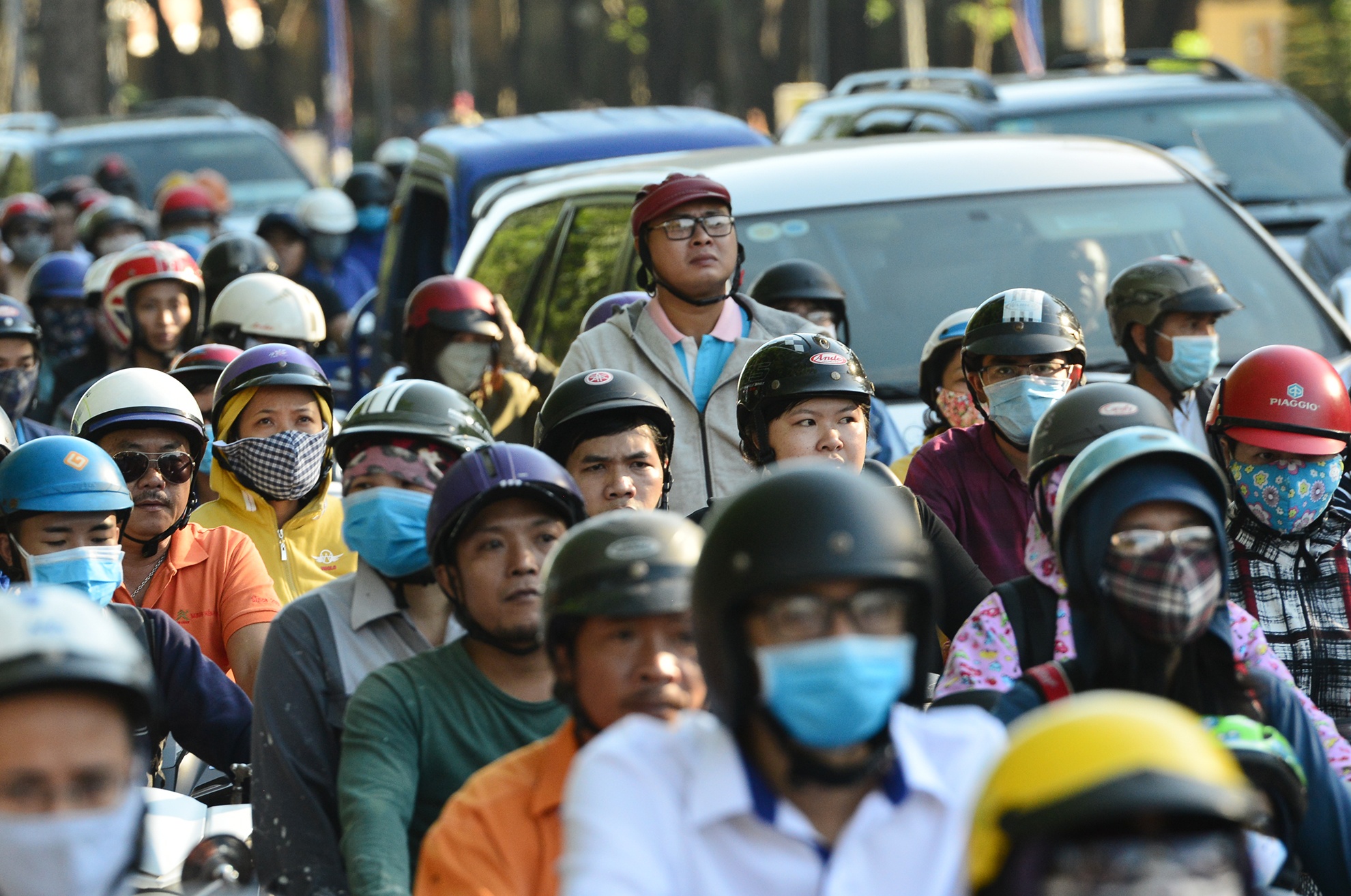 them nhanh cau moi,  duong Hoang Minh Giam ket xe anh 4