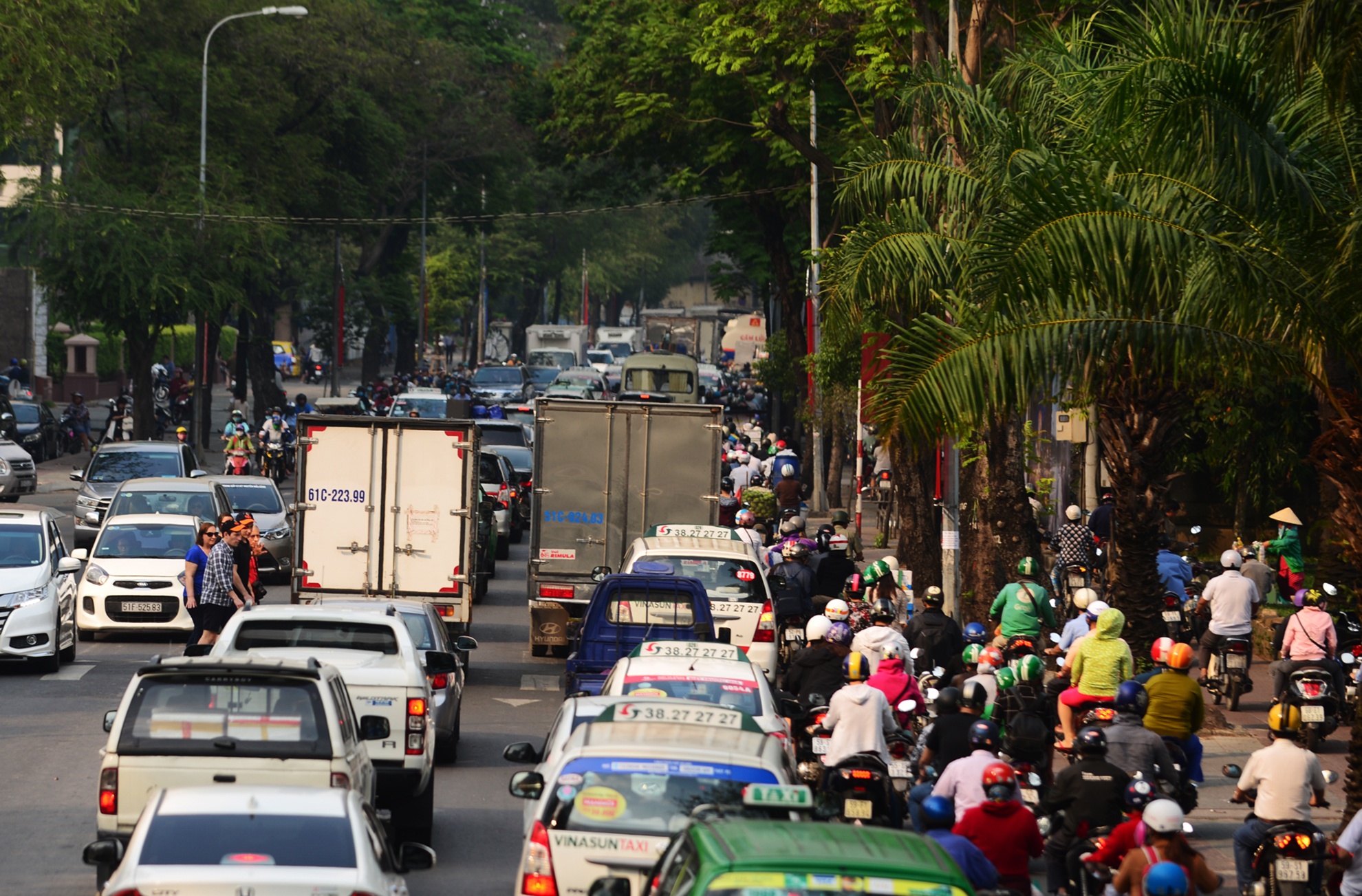 nhieu tuyen duong o Sai Gon ket xe dip can Tet anh 10