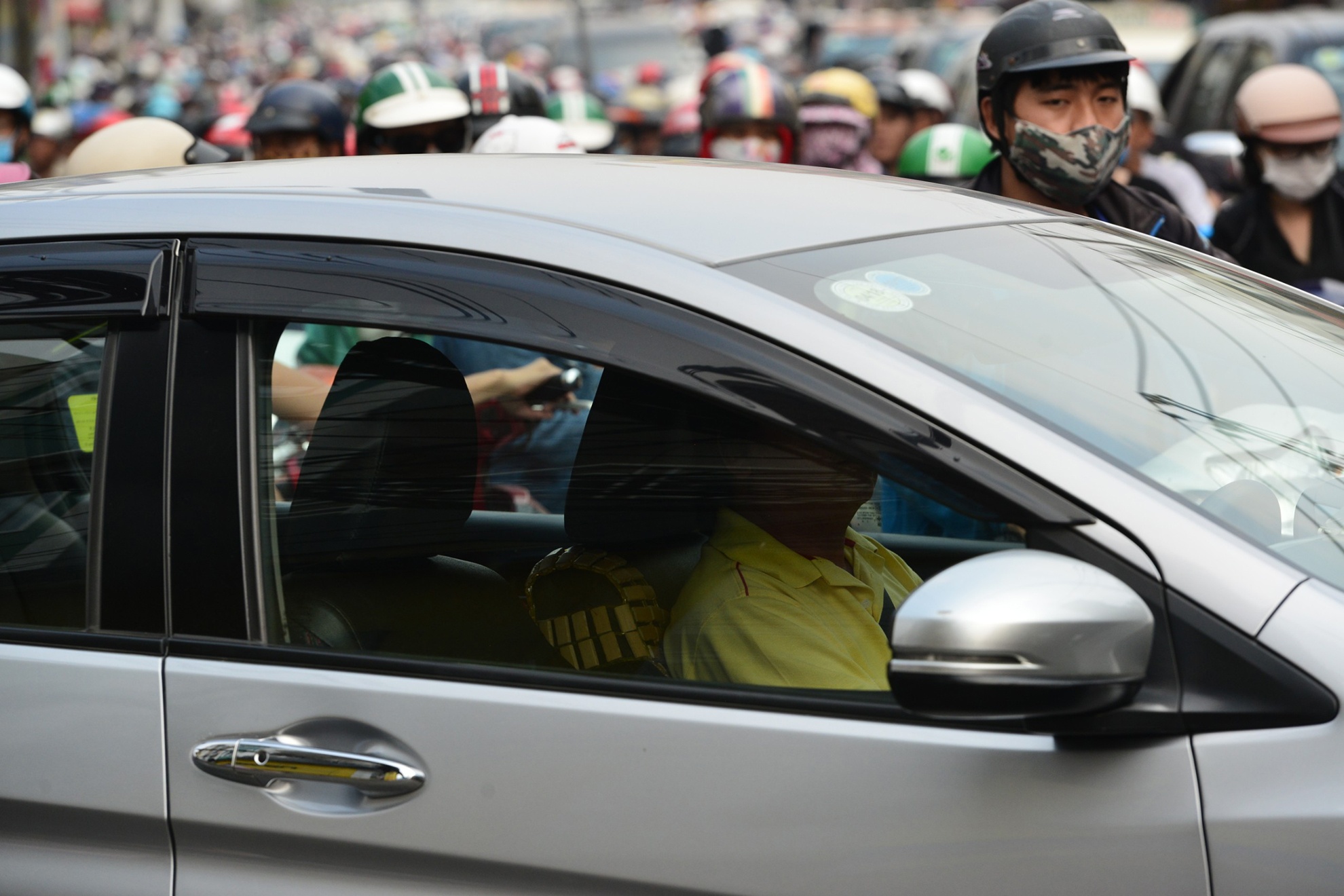 nhieu tuyen duong o Sai Gon ket xe dip can Tet anh 3