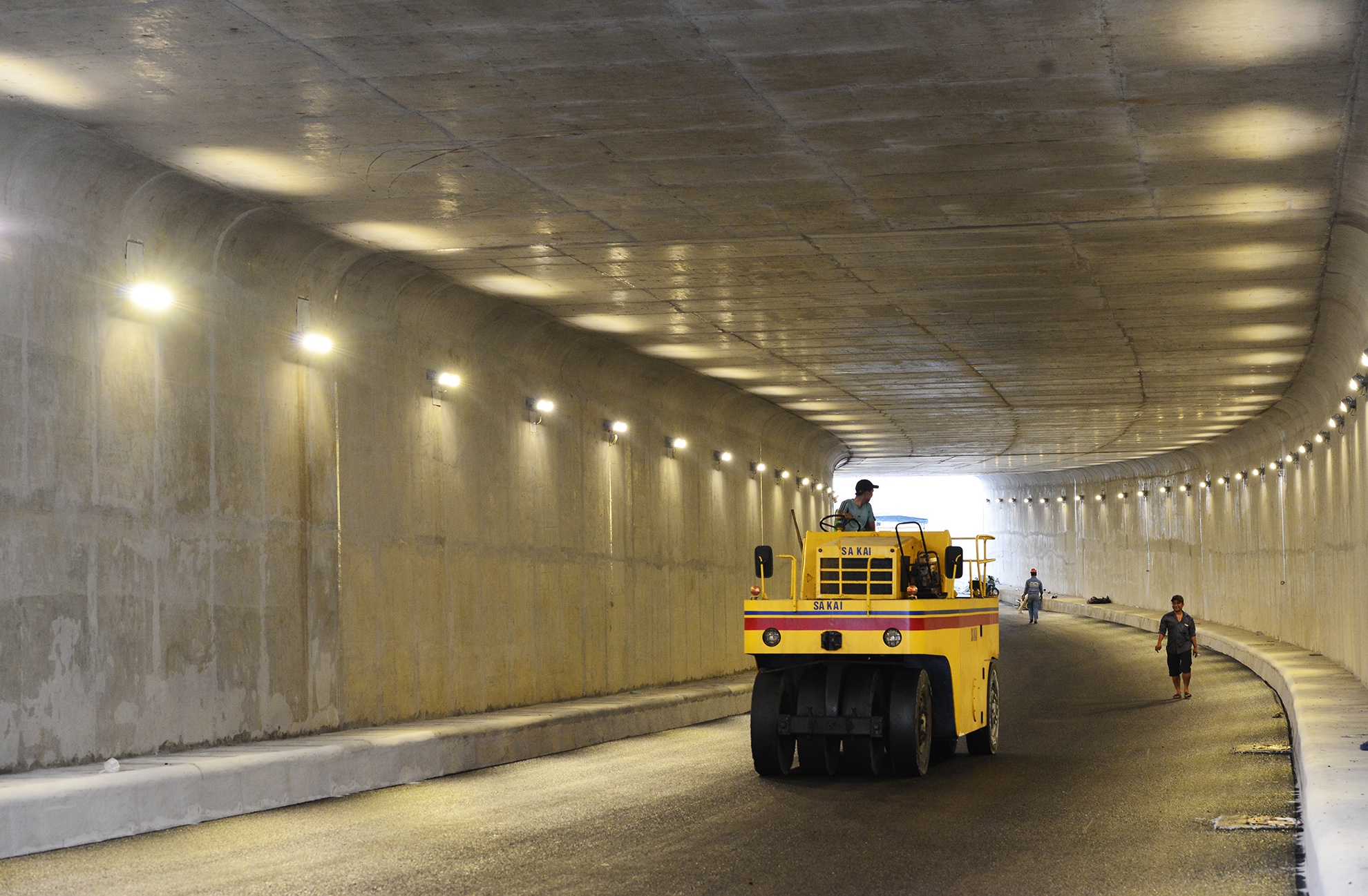 Thong xe ham chui nut giao thong 3 tang An Suong anh 5