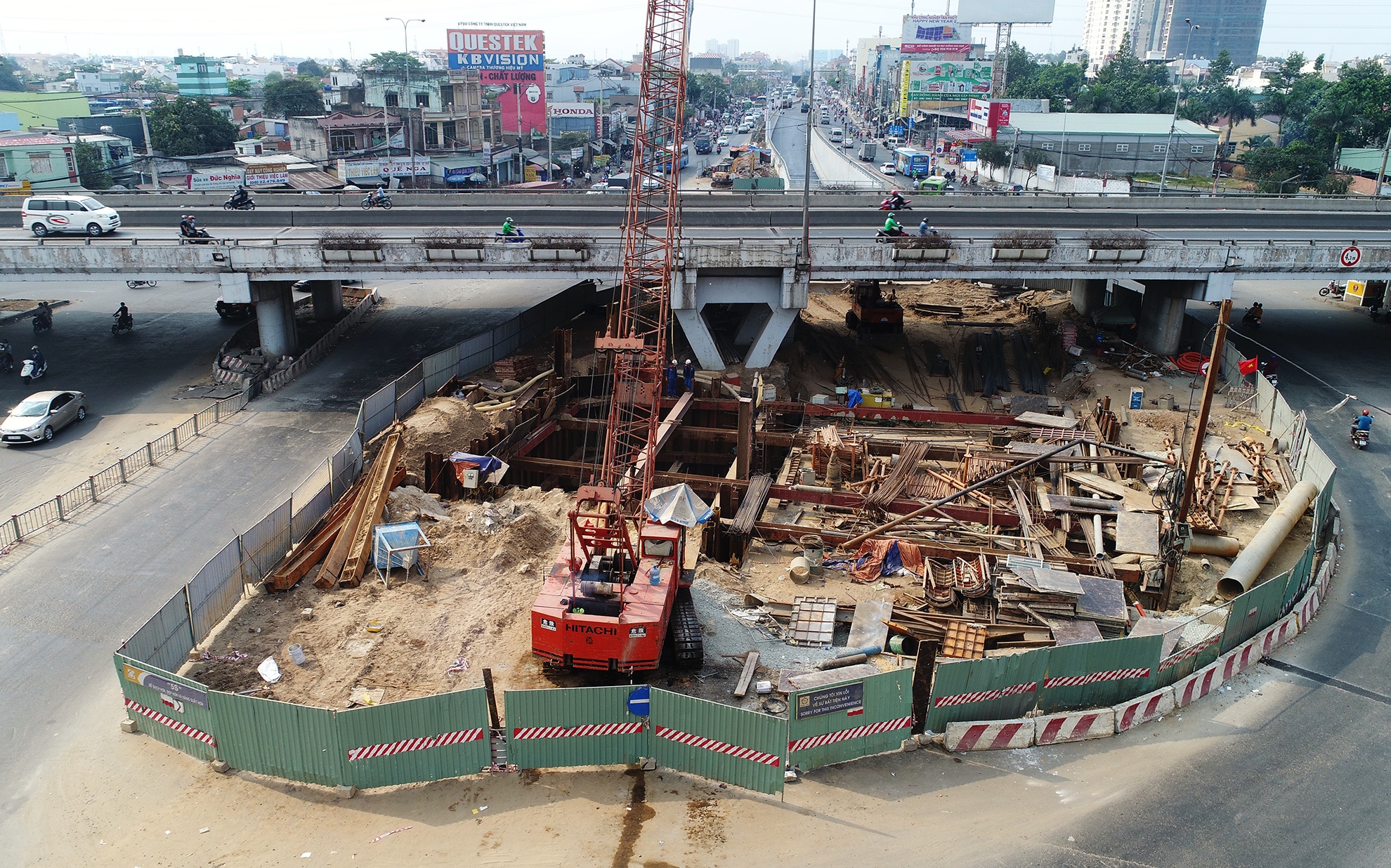 Thong xe ham chui nut giao thong 3 tang An Suong anh 10