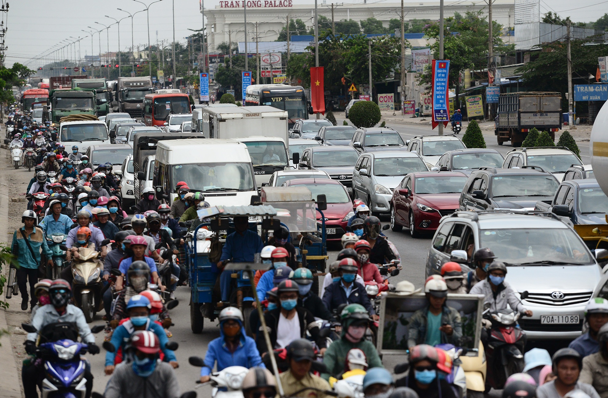 Ket xe di Vung Tau ngay nghi le anh 1