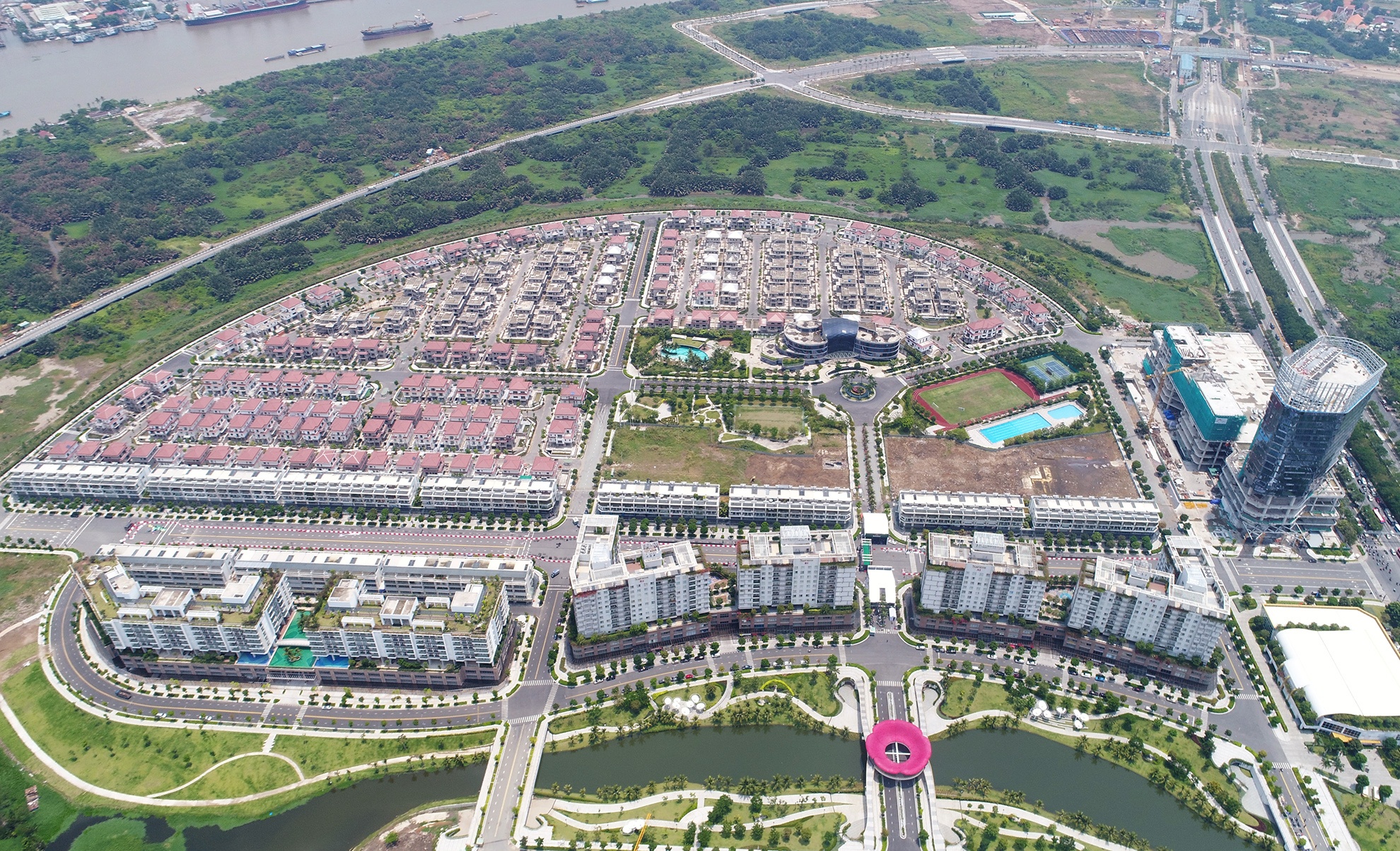 Nhung du an dang trien khai o khu do thi Thu Thiem anh 6