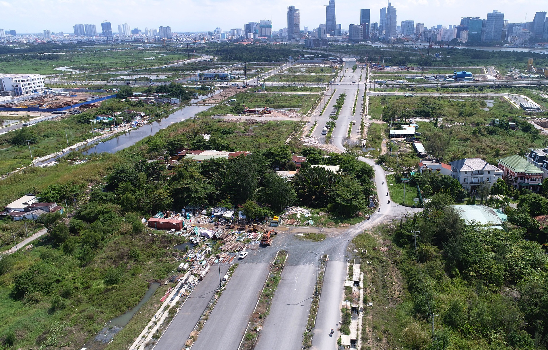 4 con duong 1.000 ty/km o Thu Thiem dang lam den dau? hinh anh