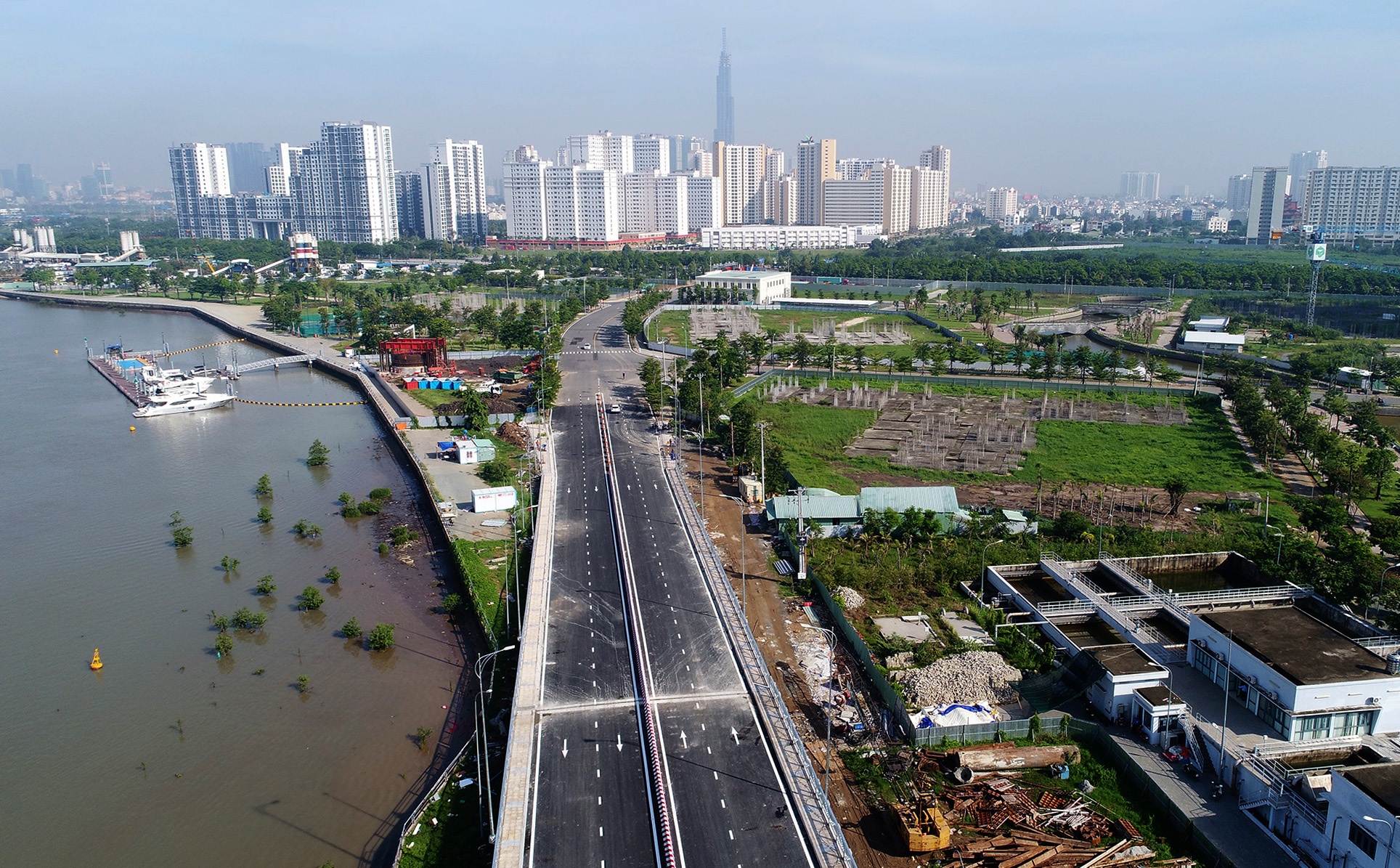 thong xe dao cau 500 ty bac qua dao Kim Cuong anh 10