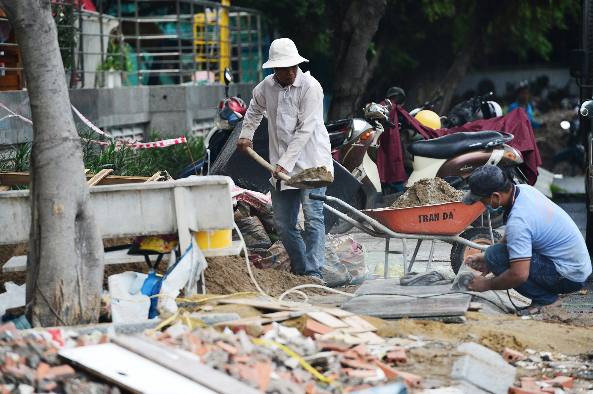 Chung cu Carina gan 5 thang sau vu chay kinh hoang anh 6