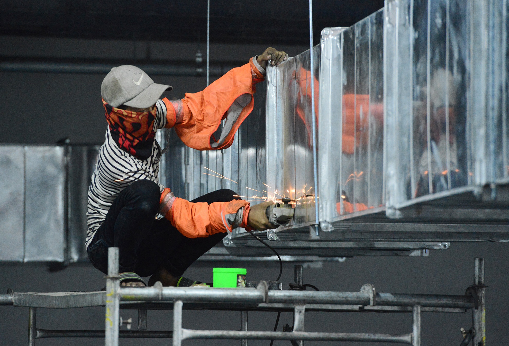 Chung cu Carina gan 5 thang sau vu chay kinh hoang anh 9