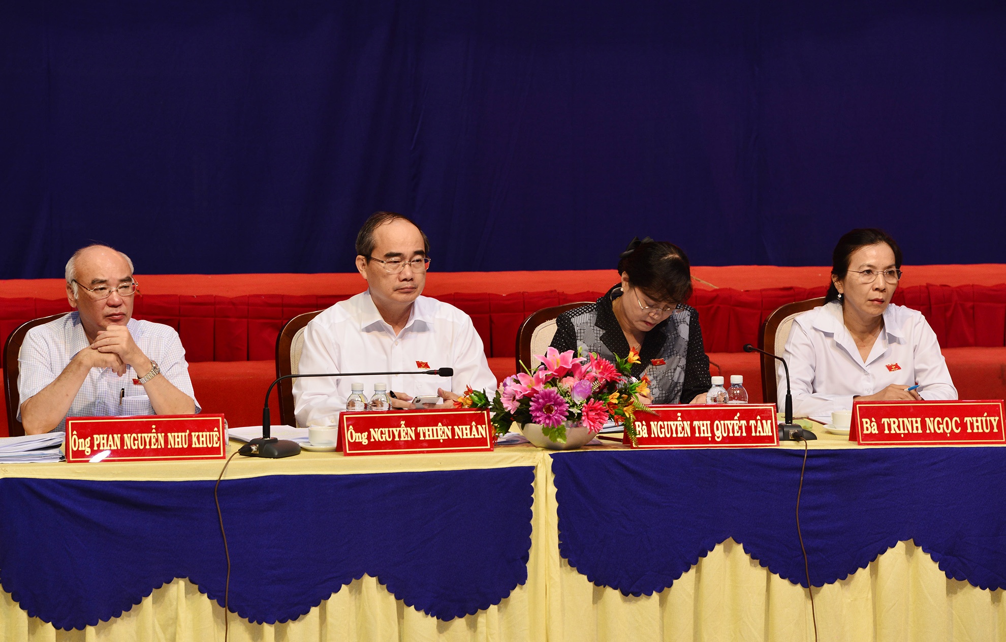 Cac van de ve Thu Thiem tai cuoc gap dai bieu QH anh 5