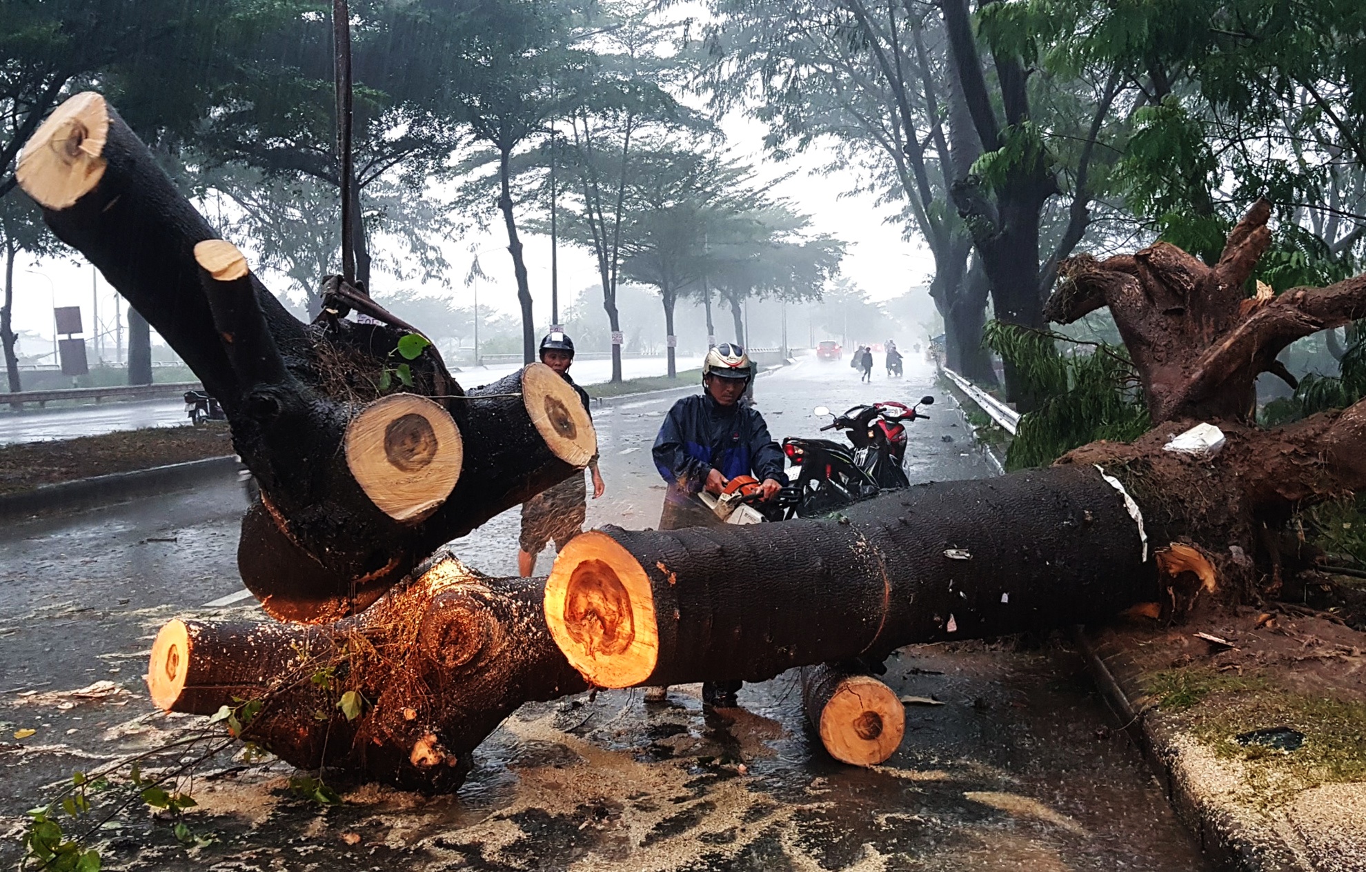 Mua ngap khap Sai Gon sau bao so 9 anh 10